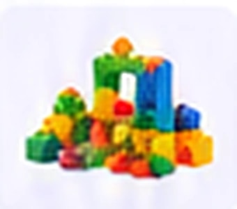 Colourful building blocks