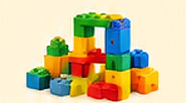 Colourful building blocks